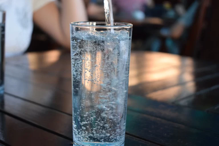 A glass of liquid IV.