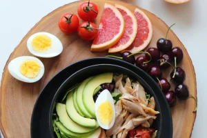 Healthy foods.