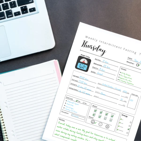 Printable Weekly Intermittent Fasting Tracker - Image 3